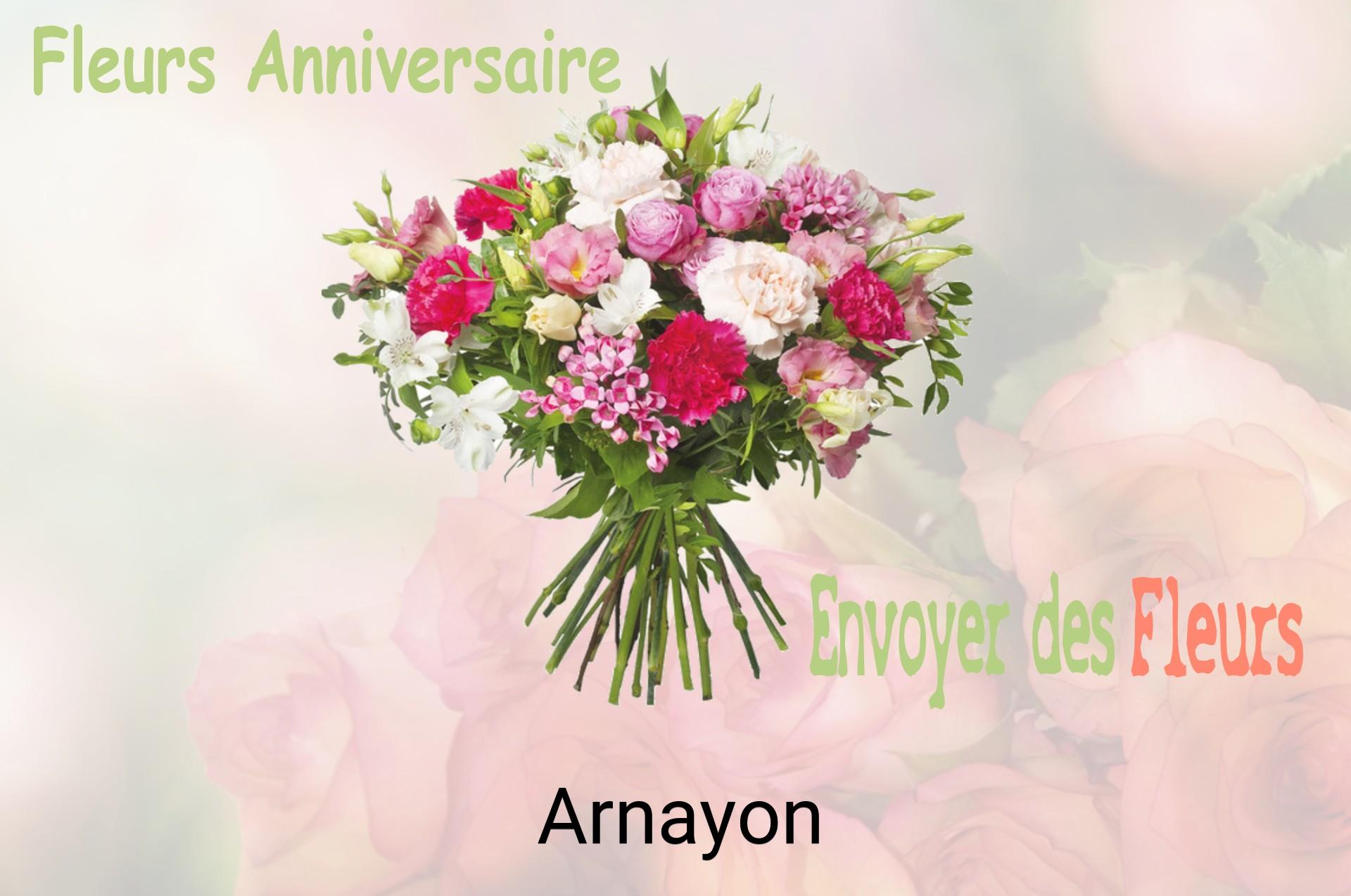 Bouquet de fleurs d’anniversaire livré à Arnayon